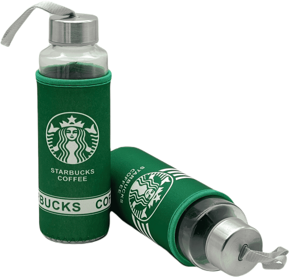 Термопляшка в чохлі Starbucks Mybottle, 400мл