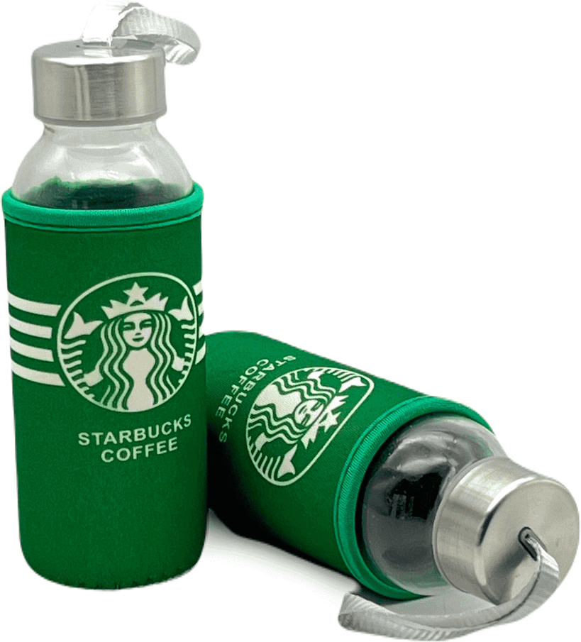 Термопляшка в чохлі Starbucks Mybottle, 300мл