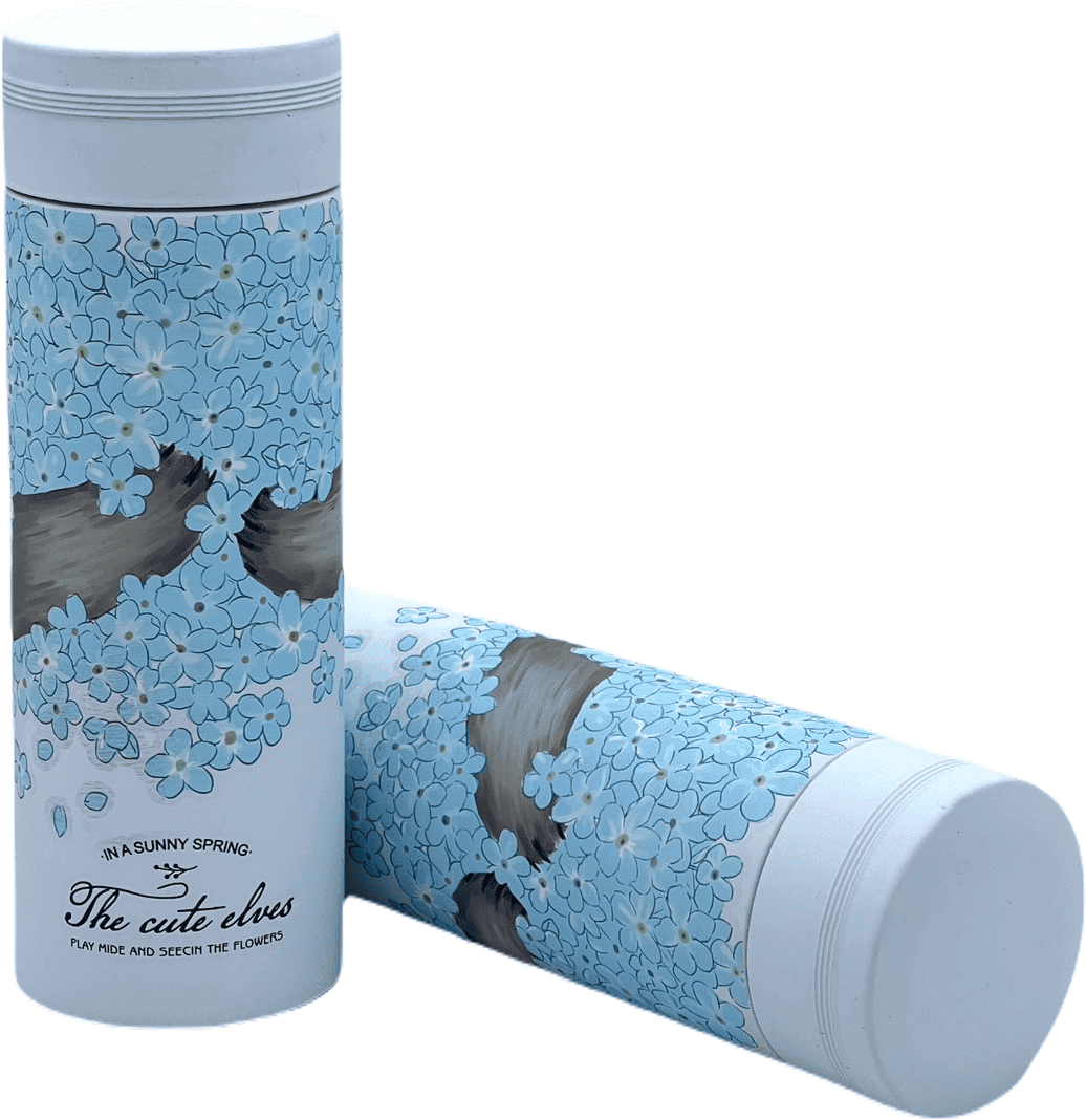 Термос блакитний Лісова казка Water cup, 400мл