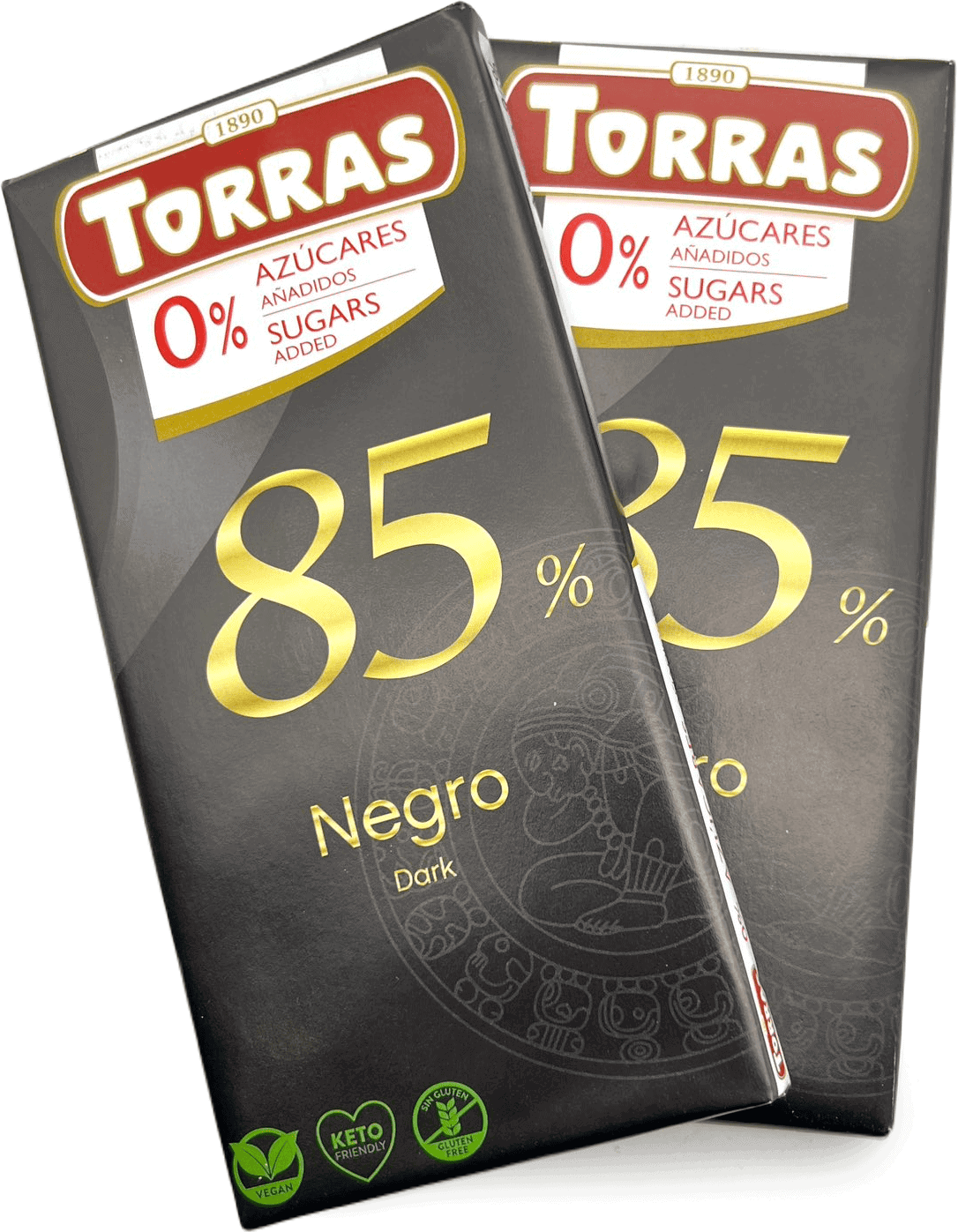 Шоколад чорний 85% Torras (без глютену та цукру), 75г