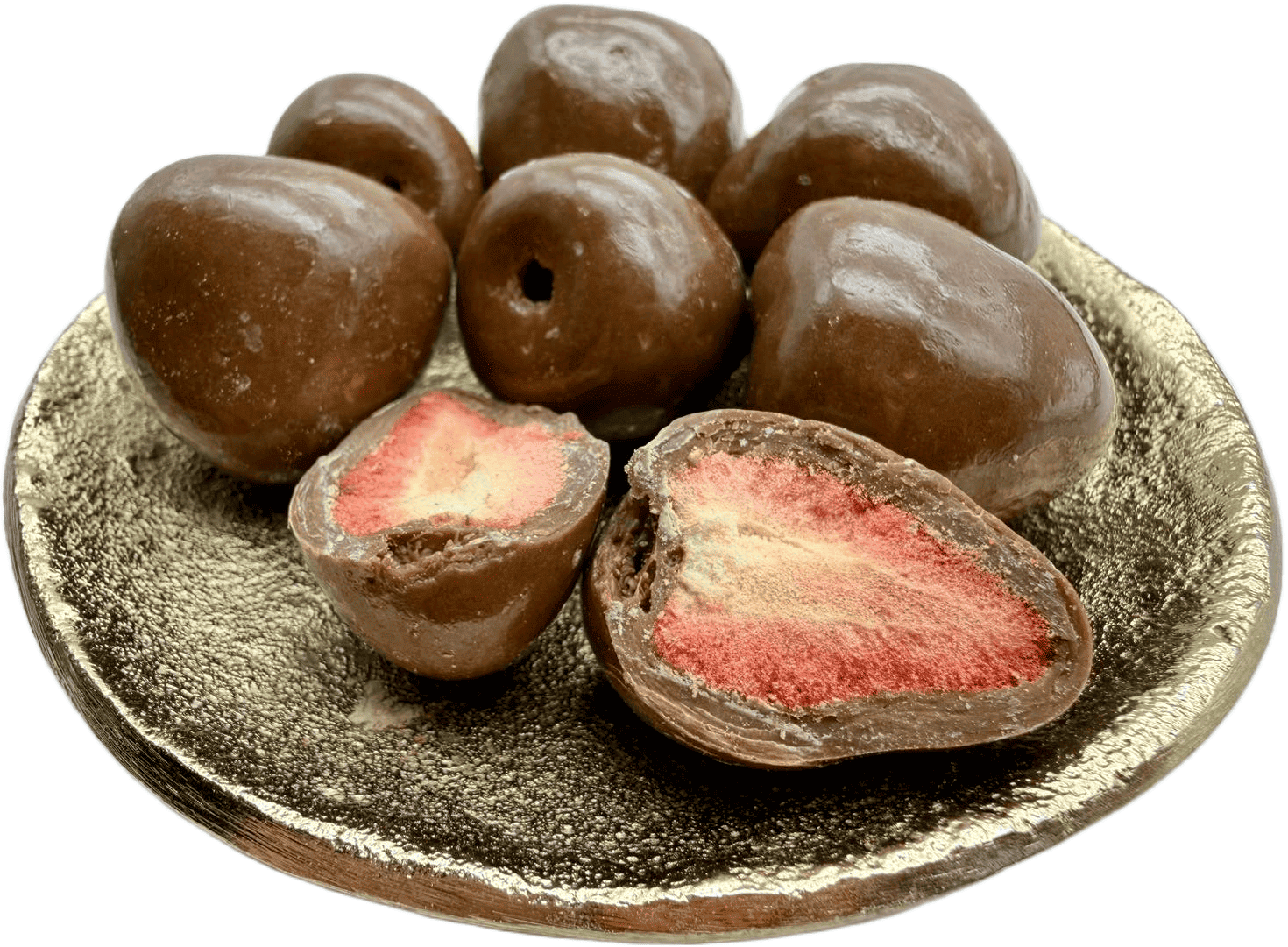 Полуниця сублімована в молочному шоколаді LUX CHOCO